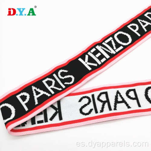 LOGO DE CINTA DE NYLON TOVADO JACQUARD ELASTIC BAND